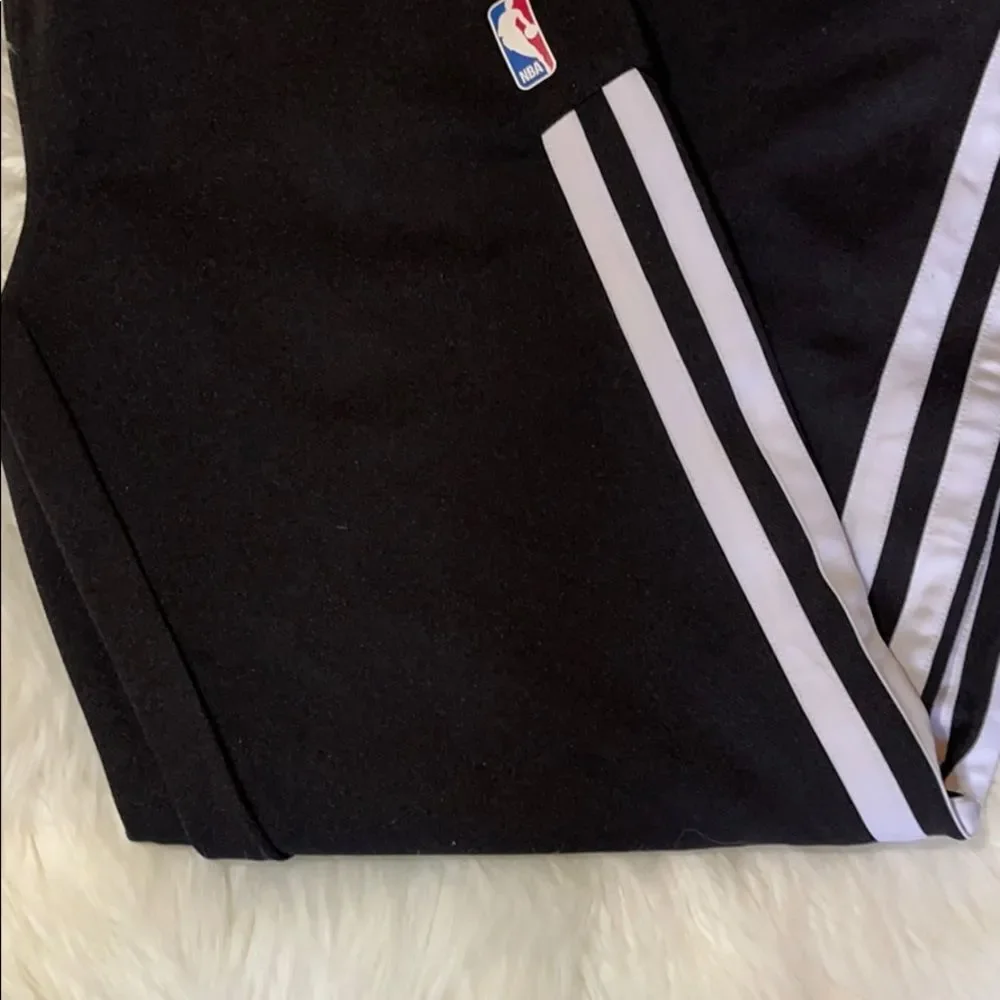Adidas NBA Brooklyn Nets Track Pants Boys Large - Picture 5 of 16